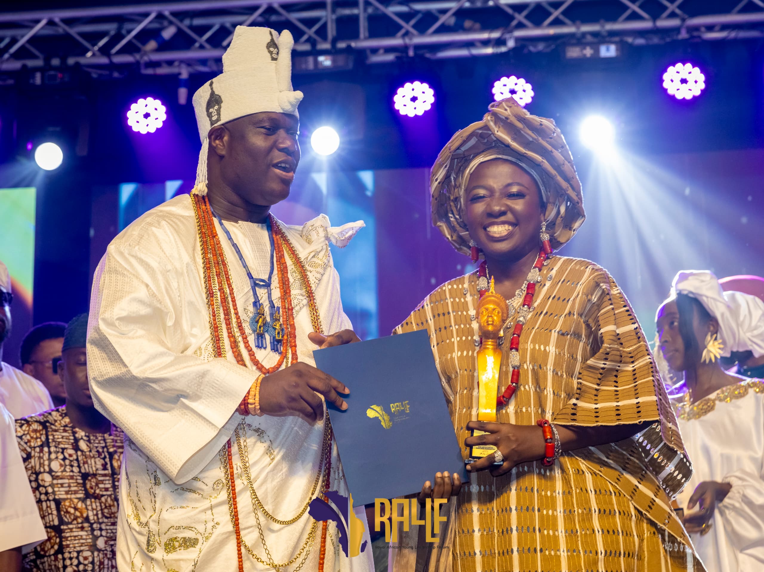 Ooni of Ife Honours Orifunke Lawal with Royal African Award